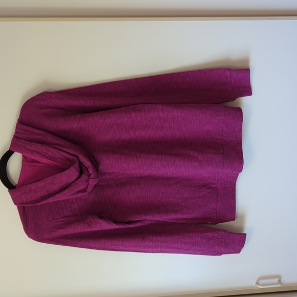 Lucy Pink Sexy Sweat Half Zip Pullover Hoody - Size Small - Picture 7 of 9